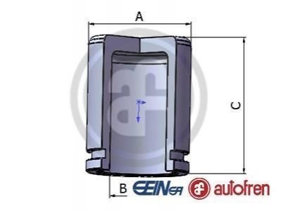 Купить Поршень супорта Fiat Ducato, Volvo V70, S80, Land Rover Freelander, Volvo XC70 AUTOFREN d025294 (фото1) подбор по VIN коду, цена 394 грн.