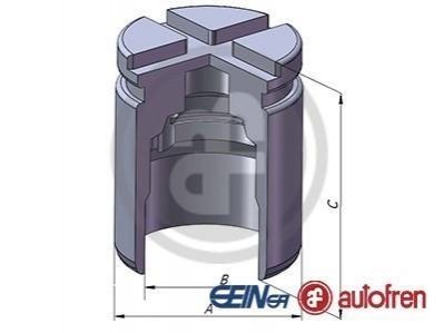 Поршень супорта Accord 08- 38*47mm AUTOFREN d025472