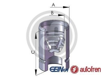 Купить Элементы тормозного суппорта AUTOFREN d025522 (фото1) подбор по VIN коду, цена 437 грн.