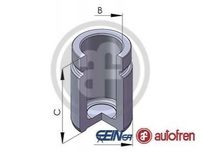 Купити Елементи гальмівного супорта (Поршень) Mercedes W169, W245 AUTOFREN d025562 (фото1) підбір по VIN коду, ціна 343 грн.