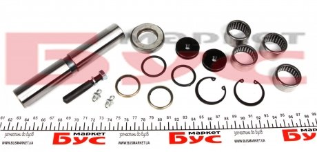 Шкворень DB 609/Vario (27x154mm) (на підшипниках) (3350) Mercedes T1/T2, Opel Vivaro AUTOTECHTEILE 100 3350