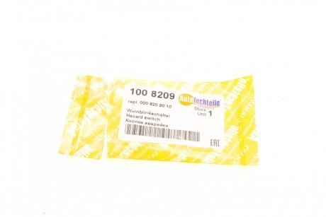 Кнопка аварийки Mercedes Benz W201 AUTOTECHTEILE 100 8209