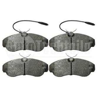 Колодки тормозные передние Peugeot Boxer 94-02 AUTOTECHTEILE 504 0186