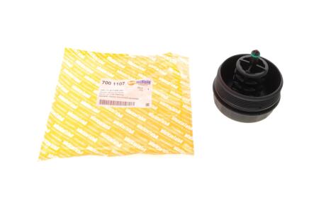 Крышка масляного фильтра BMW 1 E87 N52 05-11/ 1 F20/F21 N20/N55 12-/ 3 E90 N51-N55 05-11/ 3 F30 N20/26/N55 11-18/ 5 E60 N52-N54 04-11/ 5 F10 N20/N53 10-16/ 7 E65 N52 05-08/ 7 F01 N54/N55 08-15/ X1 E84 N20 11-15/ X3 F25 N20 11-17/ X5 F15 13-18/ X6 F16 AUTOTECHTEILE 700 1107