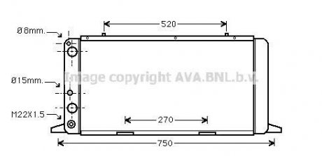 Купити AVA AUDI Радіатор охолодження 80 4CYL.1,6-1,8 86-91 Audi 80 AVA COOLING ai2026 (фото1) підбір по VIN коду, ціна 2065 грн.