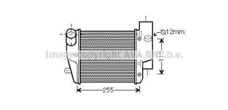 AVA AUDI Интеркуллер A6 C6 2.7, 3.0 05- Audi A6 AVA COOLING aia4302