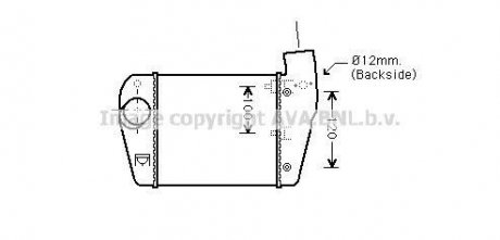 AVA AUDI Інтеркулер A6 2.0TDI 04- Audi A6 AVA COOLING aia4350