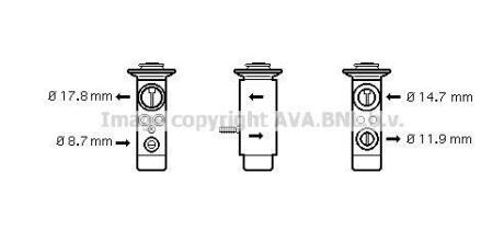 Розширювальний клапан AVA COOLING bw1089