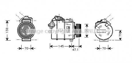 Компресор AVA COOLING bwak306