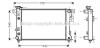 Купить AVA CHRYSLER Радіатор системи охолодження двигуна LE BARON 86-96 AVA COOLING cr2032 (фото1) подбор по VIN коду, цена 5016 грн.