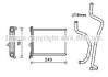 Купити AVA NISSAN Радіатор опалення LEAF 11-, JUKE 1.6 10-, CUBE 1.5, 1.6 09- Nissan Leaf, Juke AVA COOLING dn6417 (фото1) підбір по VIN коду, ціна 3128 грн.