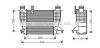 Купить Интеркулер Renault Clio (06-), Modus (05-)/Nissan Note (04-), Juke (11-) 1.2i, 1 AVA COOLING dna4356 (фото1) подбор по VIN коду, цена 3536 грн.