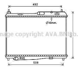 Купити FORD Радіатор охолодження двиг. B-Max, Fiesta VI, Transit 1.0 12- Ford Ecosport, B-Max, Fiesta, Transit, Courier AVA COOLING fd2620 (фото1) підбір по VIN коду, ціна 4310 грн.