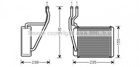 Купить Радиатор отопителя салона Ford Fiesta Fusion 1,25-1,6i 1,4-1,6TDCI 02>08, MAZDA 2 1,3-1,5i 03> Ford Fiesta, Fusion, Mazda 2 AVA COOLING fd6329 (фото1) подбор по VIN коду, цена 1714 грн.