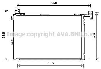 Радіатор кодиціонера AVA COOLING fda5486d