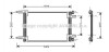 Купити AVA FIAT Радіатор кондиціонера (Конденсатор) 1.2/1.9D 01- AVA COOLING ft5248 (фото1) підбір по VIN коду, ціна 2509 грн.