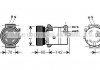 Купити AVA OPEL Компресор кондиціонера VECTRA B, SAAB, CADILLAC Fiat Croma AVA COOLING ftak383 (фото1) підбір по VIN коду, ціна 7691 грн.