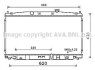 Купить AVA HONDA Радіатор системи охолодження двигуна INSIGHT 1.3 09- AVA COOLING hd2288 (фото1) подбор по VIN коду, цена 5198 грн.