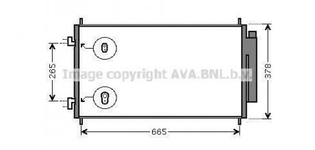 Радиатор кондиционера Honda CR-V 2,0-2,4i 2,2-CTDI 07> Denso ver. AVA AVA COOLING hd5214d