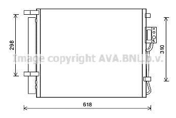 Радиатор кодиционера AVA COOLING hy5310d