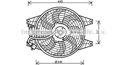 AVA KIA Радиатор охлаждения SORENTO I 2.4 02-, 2.5 02-, 3.5 02- AVA COOLING ka7518