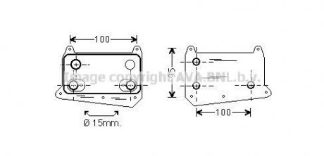 AVA DB Масляний радіатор W210/163 2.7/3.2CDI 99- AVA COOLING ms3552