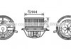 Купити Компресор салону Mercedes W169, W245 AVA COOLING ms8607 (фото1) підбір по VIN коду, ціна 2894 грн.