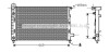 Купити AVA DB Радіатор сист. охолодження двиг. MERCEDES W 168 A170 AUT. 98- Mercedes W168 AVA COOLING msa2282 (фото1) підбір по VIN коду, ціна 3756 грн.