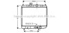 Купити AVA MITSUBISHI Радіатор охолодження двиг. Colt IV, Lancer V 1.3/1.6 92- Mitsubishi Lancer, Colt AVA COOLING mta2036 (фото1) підбір по VIN коду, ціна 2537 грн.