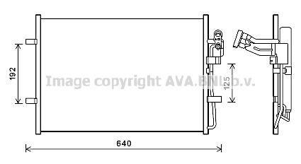 Купити Радіатор кодиціонера Mazda 5, 3 AVA COOLING mz5281d (фото1) підбір по VIN коду, ціна 5314 грн.