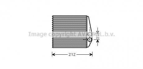 Теплообмінник, Система опалення салону Opel Corsa, Combo AVA COOLING ola6354