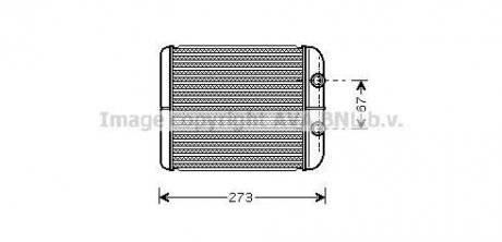 Купить AVA RENAULT Радиатор отопления ESPACE IV 1.9, 2.0, 2.2, 3.0, 3.5 02- Renault Espace AVA COOLING rt6343 (фото1) подбор по VIN коду, цена 1504 грн.