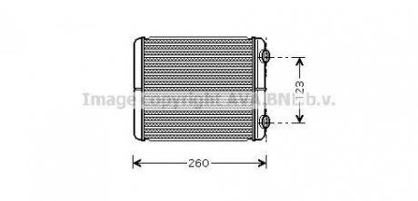 Теплообмінник, Система опалення салону Renault Laguna, Espace AVA COOLING rt6344