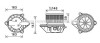 Купити Вентилятор обігрівача салону Renault Megane (95-02) Scenic (95-02) AC+ AVA Renault Megane AVA COOLING rt8587 (фото1) підбір по VIN коду, ціна 2250 грн.