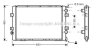 Купить AVA RENAULT Радіатор системи охолодження двигуна MASTER PRO 2.8 05- AVA COOLING rta2264 (фото1) подбор по VIN коду, цена 5768 грн.