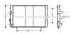 Купити AVA RENAULT Радіатор системи охолодження двигуна TRAFIC 1.9 D 97-, OPEL AVA COOLING rta2274 (фото1) підбір по VIN коду, ціна 3861 грн.