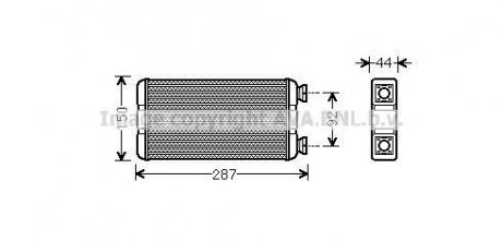 Радиатор отопителя салона Renault Master II Opel Movano I AVA Renault Master AVA COOLING rta6457