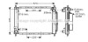 Купить AVA RENAULT Охолоджувальний модуль (радіатор + конденсатор) CLIO III 05-, MODUS 04- Renault Clio AVA COOLING rtm500 (фото1) подбор по VIN коду, цена 6618 грн.