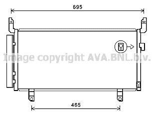 Купить Радиатор кодиционера Subaru Forester AVA COOLING su5104d (фото1) подбор по VIN коду, цена 4793 грн.