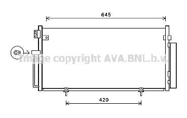 AVA SUBARU Радиатор кондиционера (конденсатор) с осушителем Impreza 00- Subaru Impreza AVA COOLING sua5078d