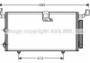 Купити Радіатор кодиціонера Lexus RX AVA COOLING to5384d (фото1) підбір по VIN коду, ціна 4981 грн.