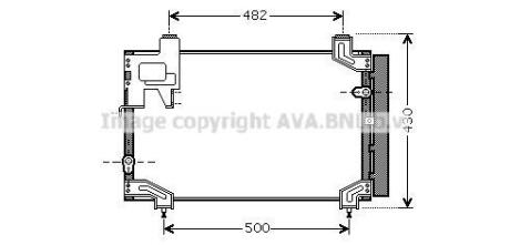 Радіатор кодиціонера AVA COOLING to5394d