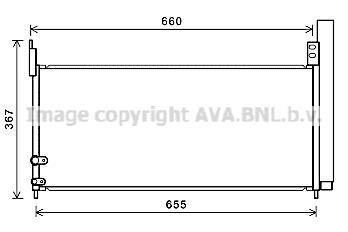 Радиатор кодиционера AVA COOLING to5692d