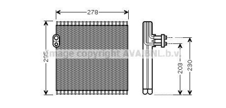 Испаритель, кондиционер AVA COOLING tov485