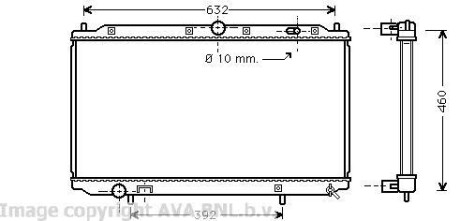 Купити AVA VOLVO Радіатор охолодження двиг. S40 I, V40 1.6/2.0 95- Volvo S40, V40 AVA COOLING vo2124 (фото1) підбір по VIN коду, ціна 3805 грн.