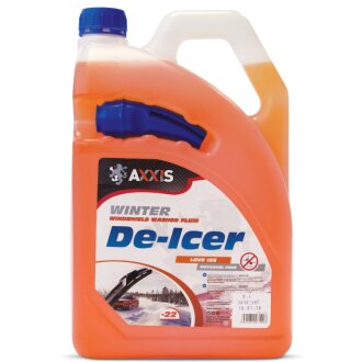 Омивач скла зимовий -22 LOVE ISS оrange (каністра з лейк.) 4л <> Axxis ax-2013