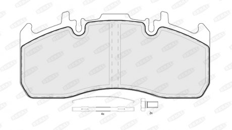 Тормозные колодки, дисковые BERAL bcv29173tk