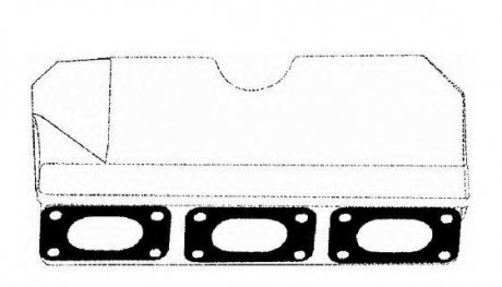 Прокладка выпускного коллектора BMW 3/5/7 2.0-3.0 98-10 BMW E36, E39, E38, E46, X5, E60, E61, X3, E65, E66 BGA mg0585