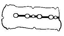 Прокладка клапанной крышки резиновая Mazda 323 BGA rc0340