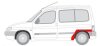 Купити Ремонтна частина крила задн Лів CITROEN BERLINGO I PEUGEOT PARTNER 2D 07.96-10.08 BLIC 6504030550591P (фото2) підбір по VIN коду, ціна 2134 грн.